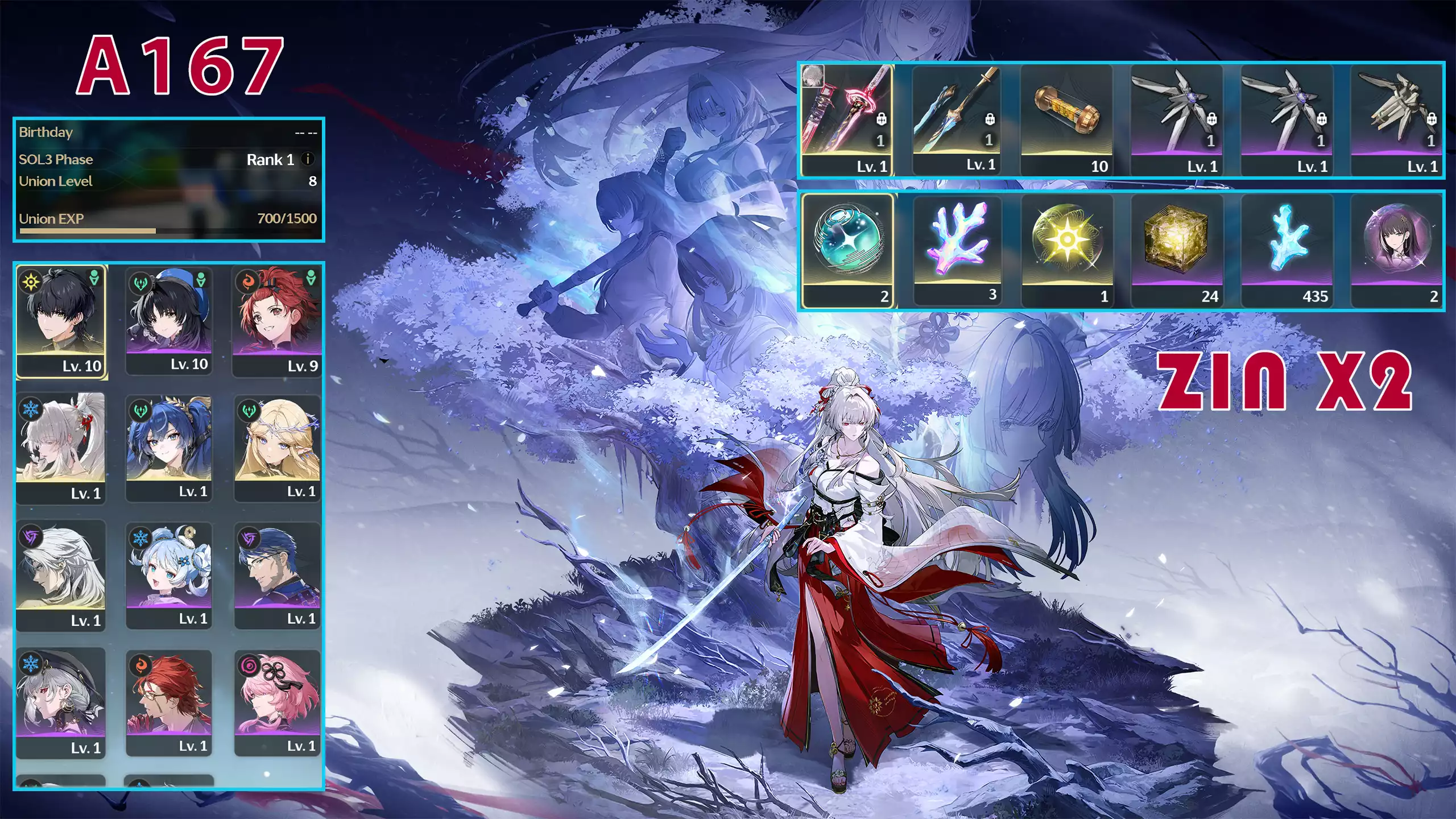 Hiyuki C0R1 + Cartethyia C0 + Iuno C0